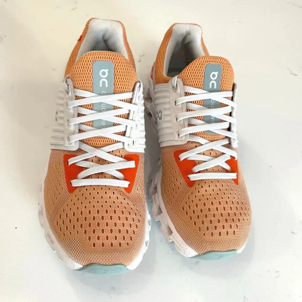On Cloudswift  athletic running shoe sz 7 W Copper Frost colorway outdoors gym - Picture 4 of 11